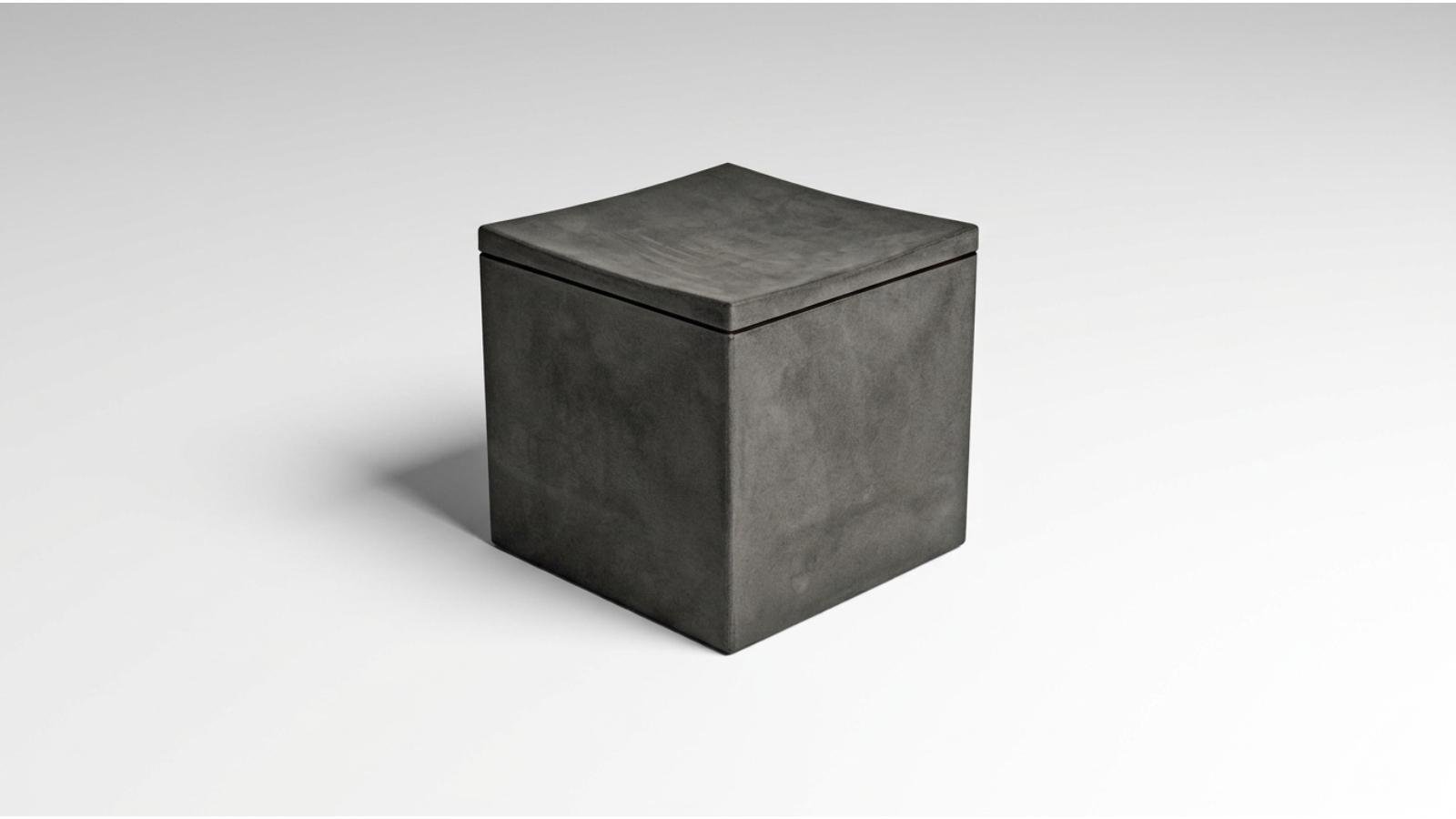 LOUNGE CUBE MOLESKİN DOKULU DEKORATİF BAHÇE AKSESUARI