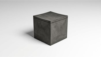 LOUNGE CUBE MOLESKİN DOKULU DEKORATİF BAHÇE AKSESUARI